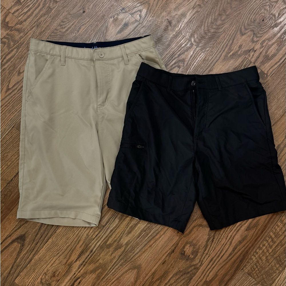 M30- Men’s size 30 waist performance flat front shorts